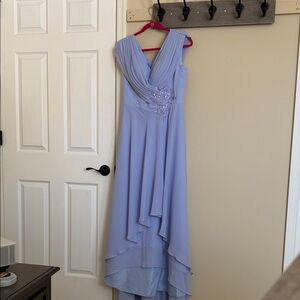 Chic Lavender High-Low Dress